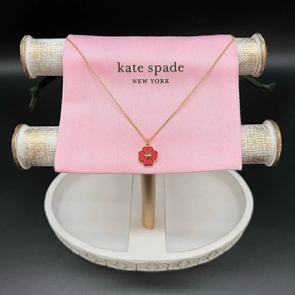 Kate Spade clover necklace